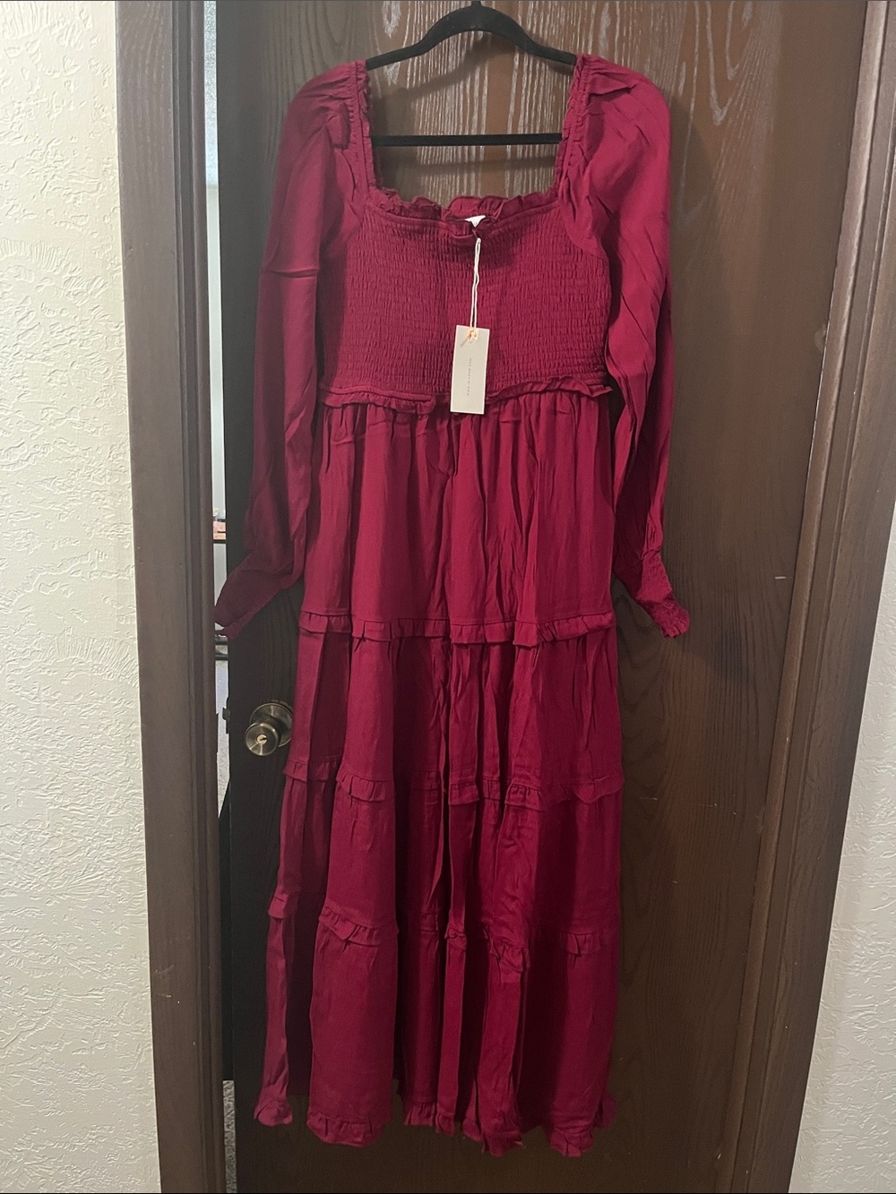 In Loom Smocked Maxi Dress